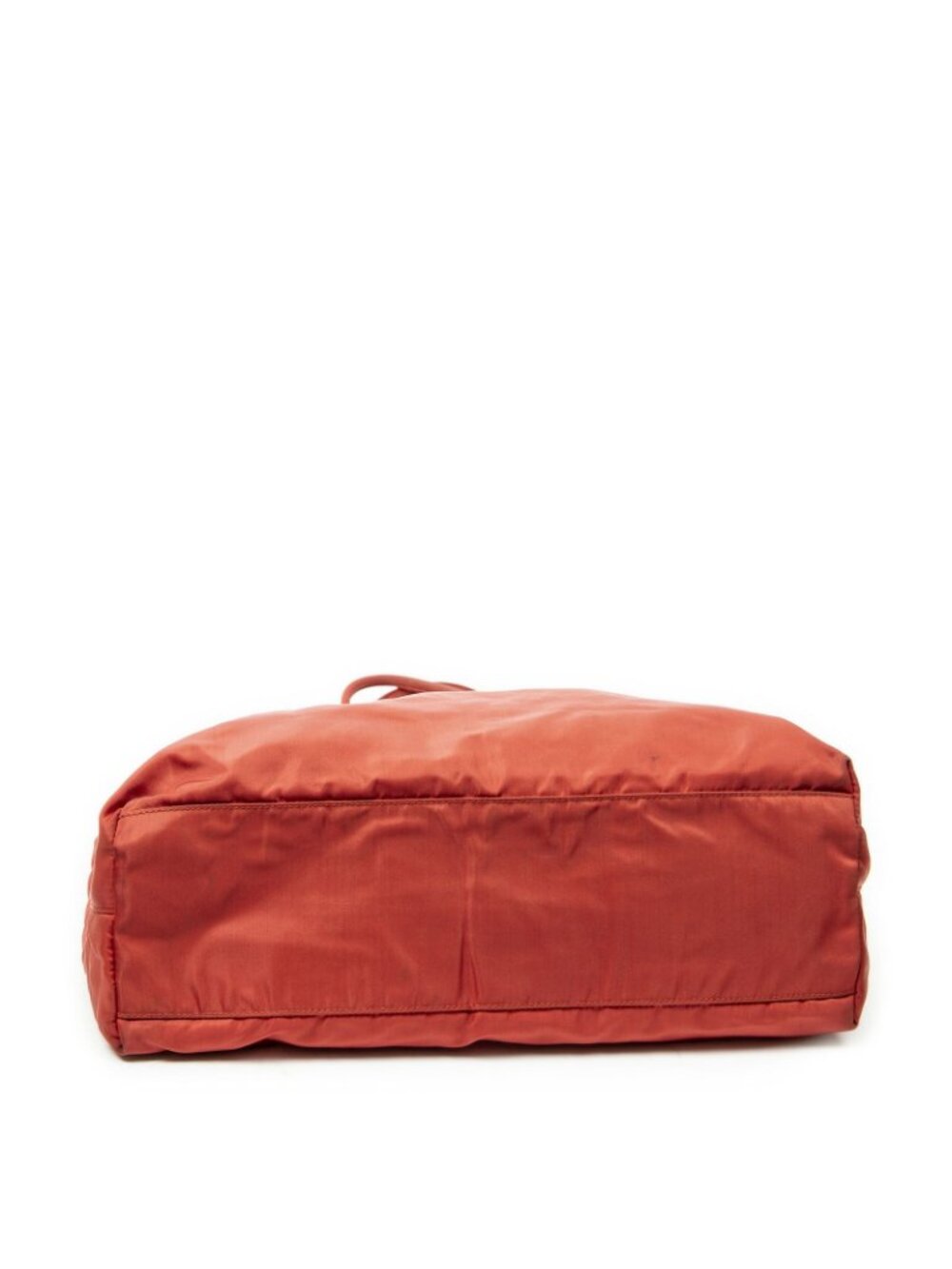 Prada Vintage Small Open Tote Red Nylon Canvas - Picture 6 of 10